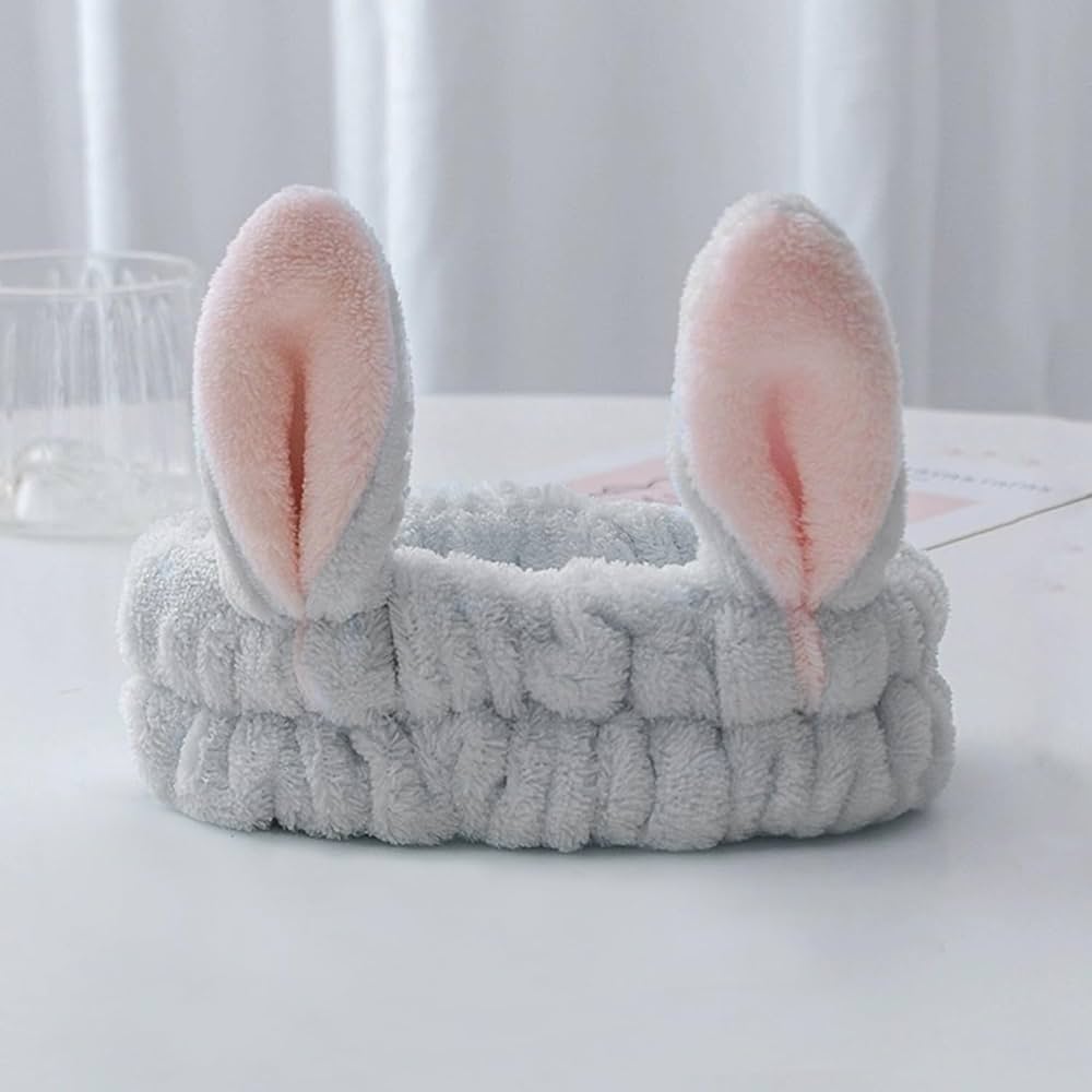 Rabbit Ear Grey Headband
