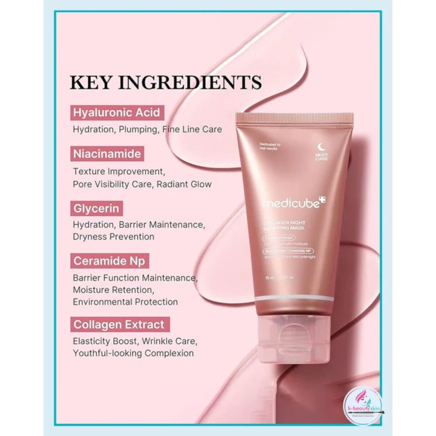 MEDICUBE - Collagen Night Wrapping Mask