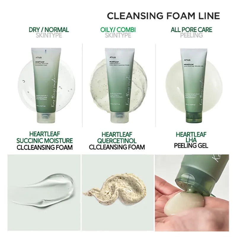 Anua - Heartleaf Quercetinol Pore Deep Cleansing Foam