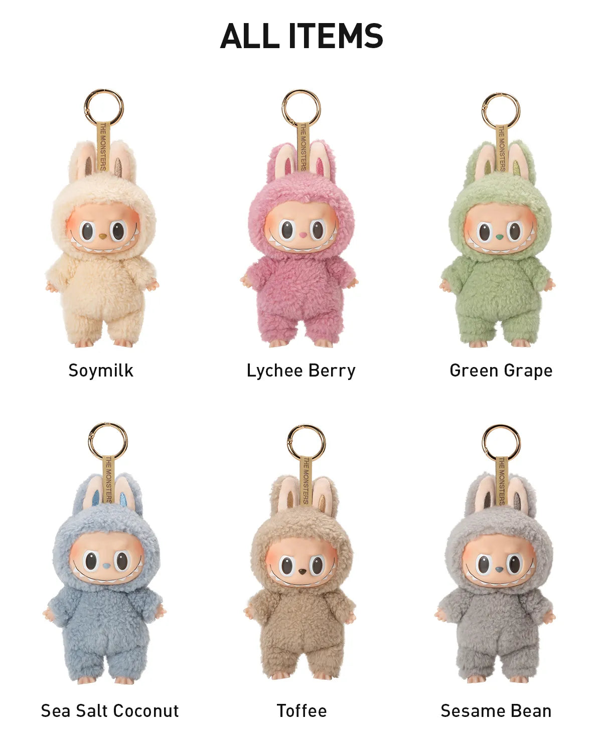 Labubu The Monsters Exciting Macaron Plush Pendant