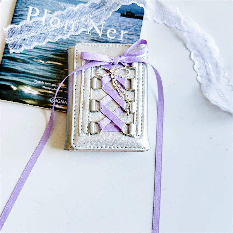Woman Ribbon Wallet