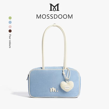 MOSSDOOM Maris Bag Women's Bag Single Shoulder Bag With Heart Pendant