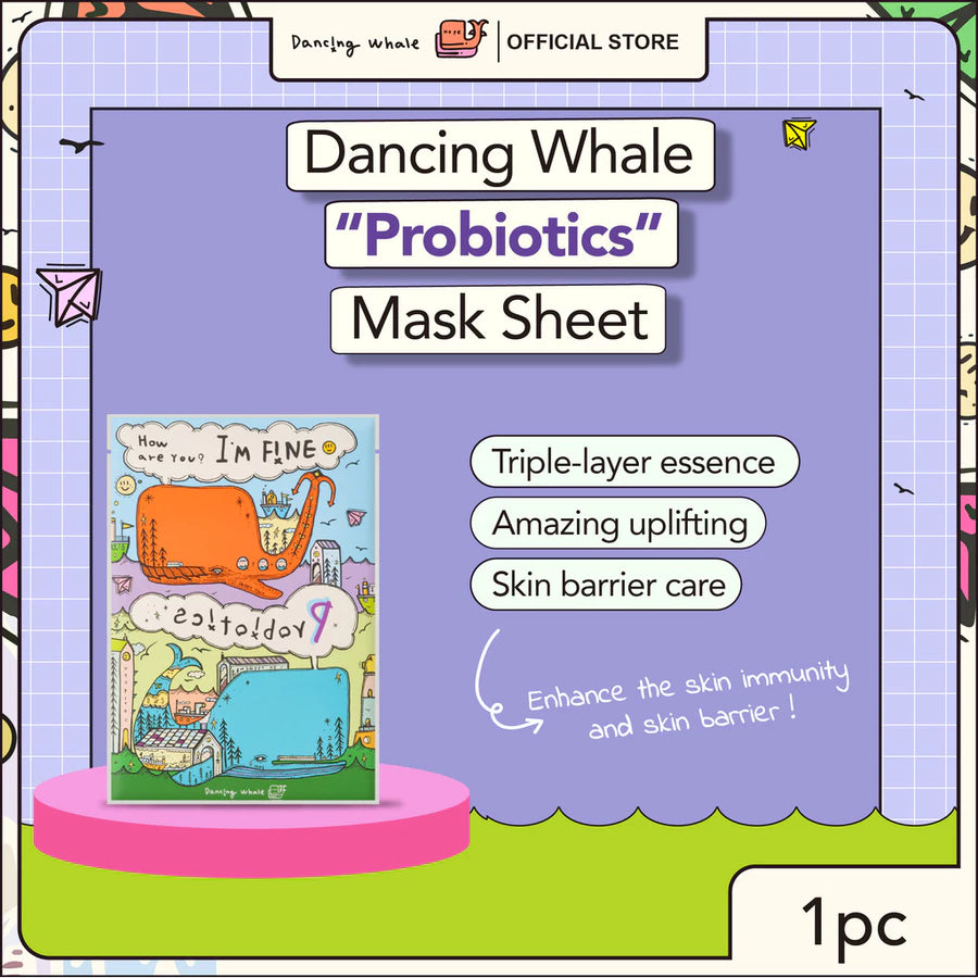 DANCING WHALE Probiotic Mask Pack Plus