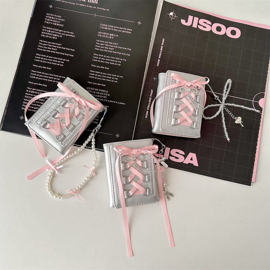 Woman Ribbon Wallet